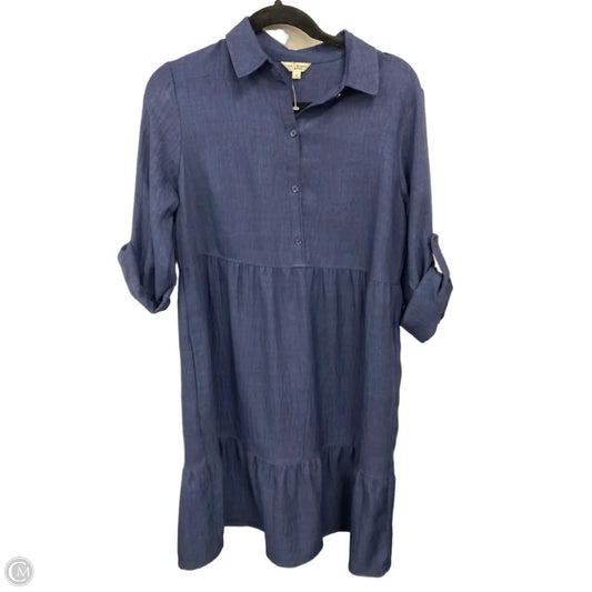 Dress Casual Midi By Max Studio In Navy, Size: S