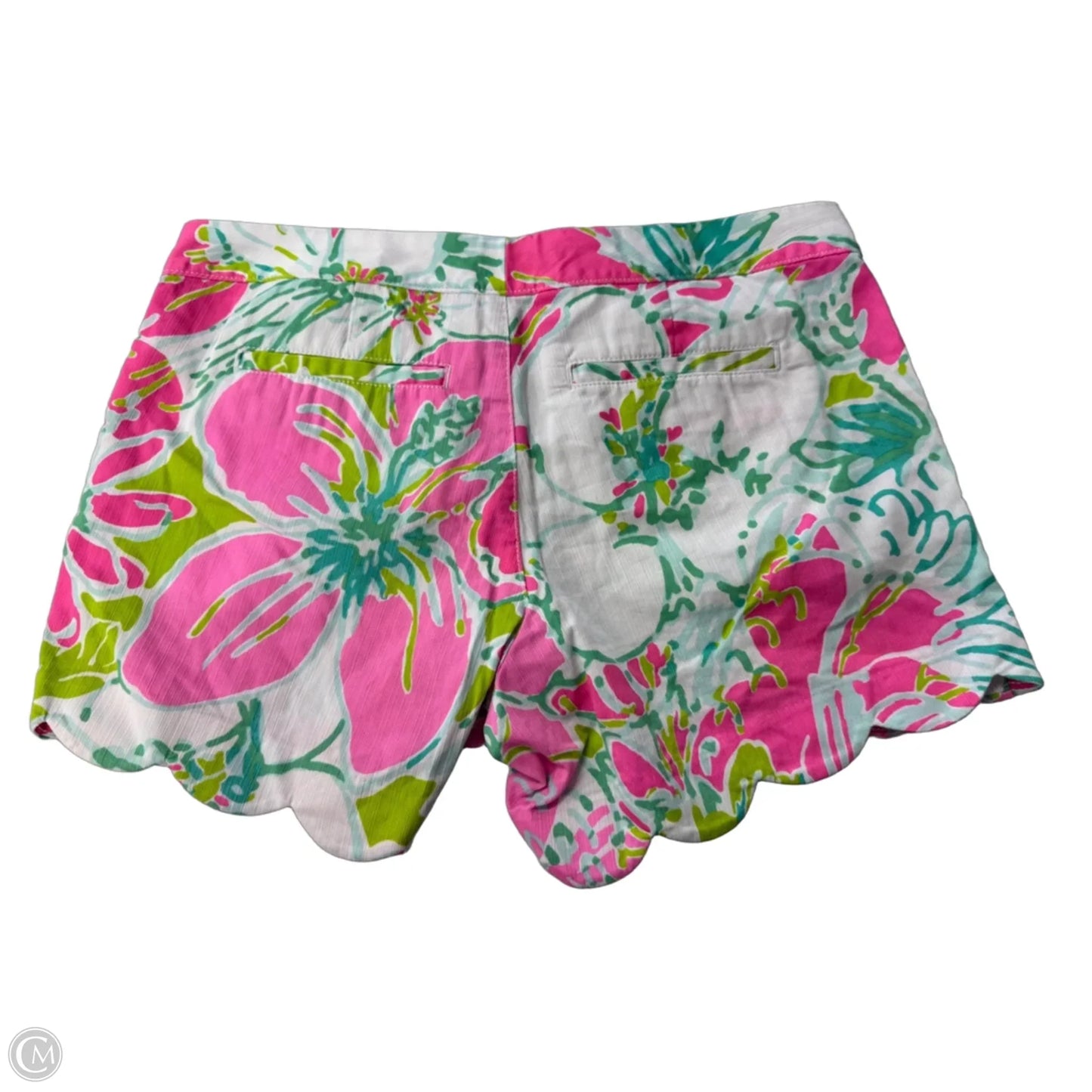 Shorts Designer By Lilly Pulitzer In Green & Pink, Size: 6