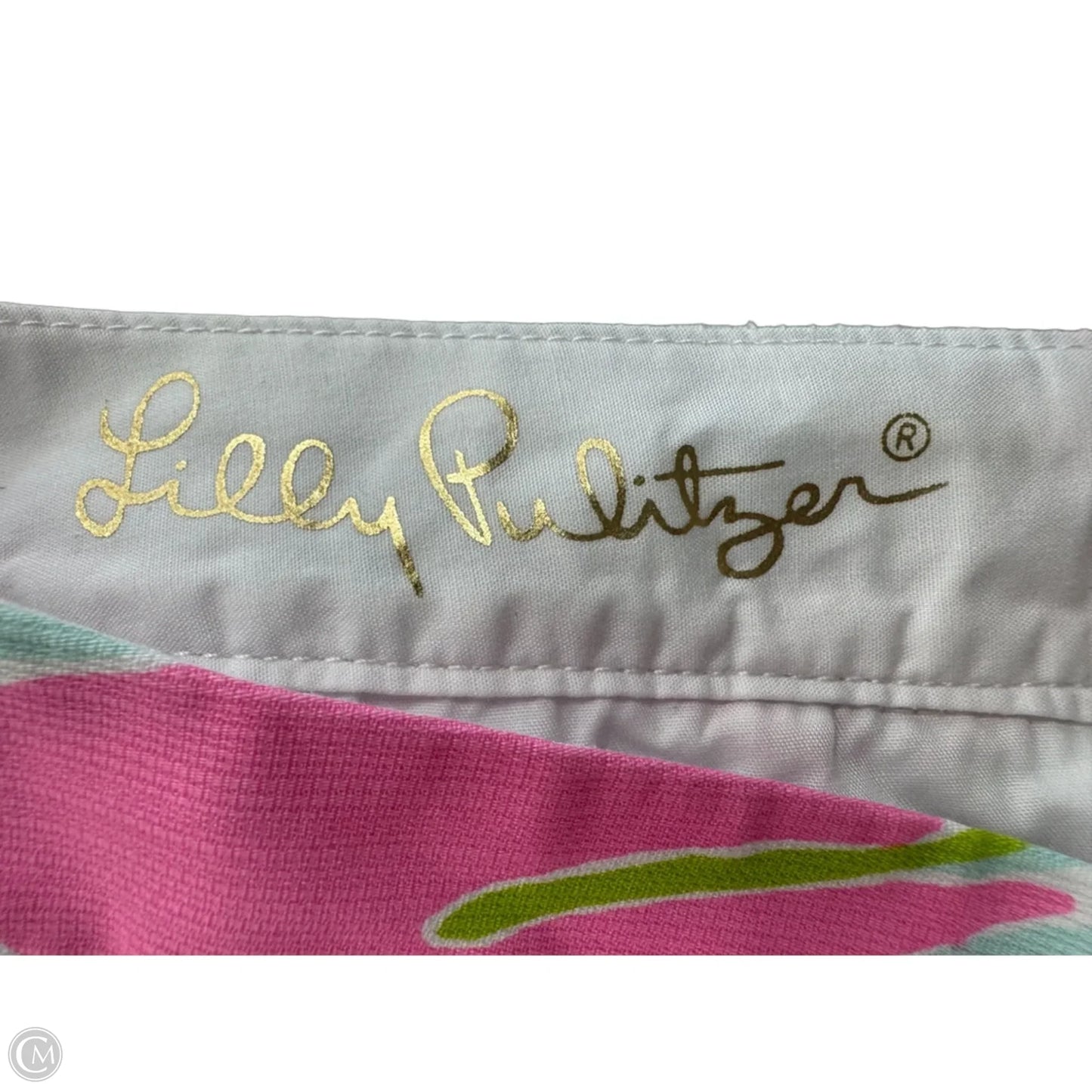 Shorts Designer By Lilly Pulitzer In Green & Pink, Size: 6