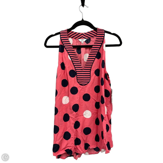 Top Sleeveless By Crown And Ivy In Blue & Orange, Size: L