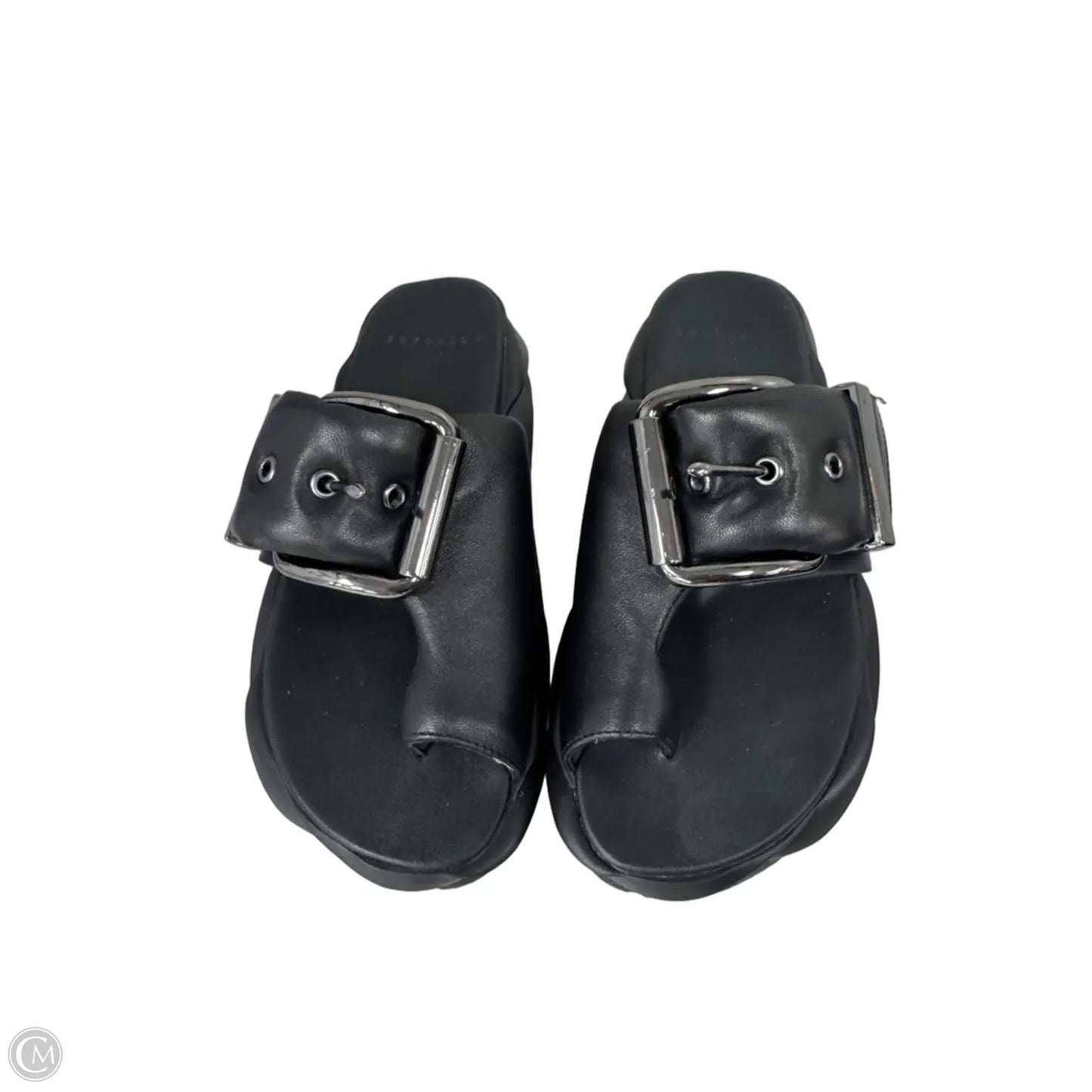 Sandals Heels Platform By Cmb In Black, Size: 9.5