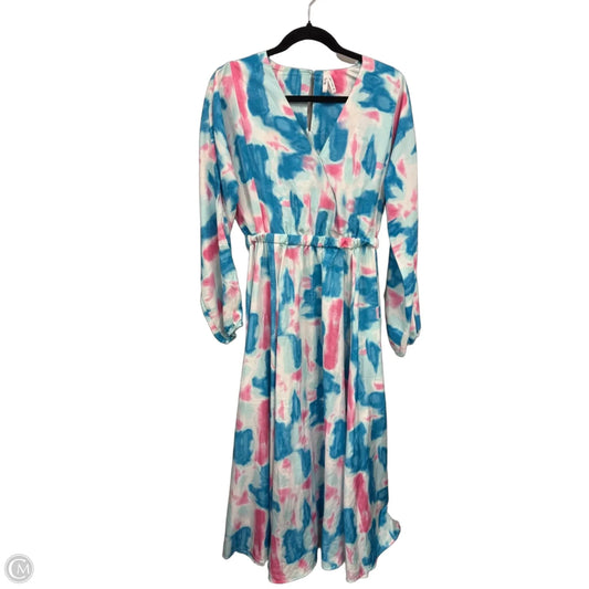 Dress Casual Maxi By Truth In Blue & Pink, Size: M