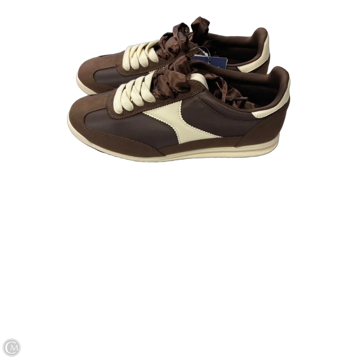 Shoes Sneakers By Universal Thread In Brown & Cream, Size: 9