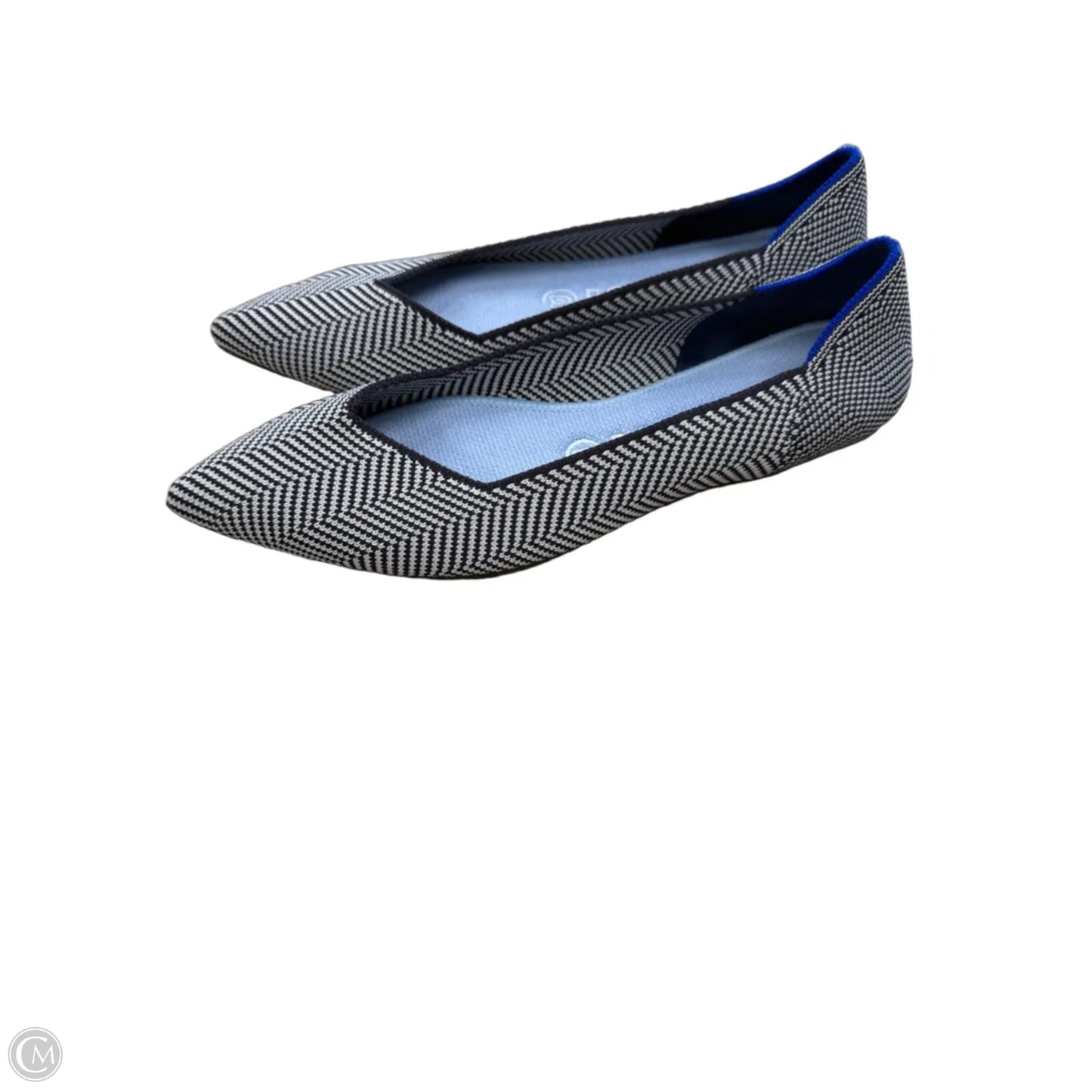 Shoes Flats By Rothys In Black & White, Size: 8