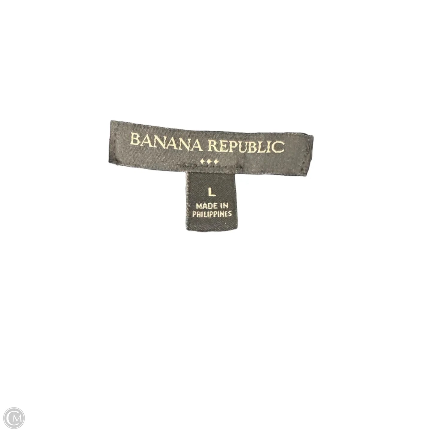 Top Long Sleeve By Banana Republic In Black, Size: L