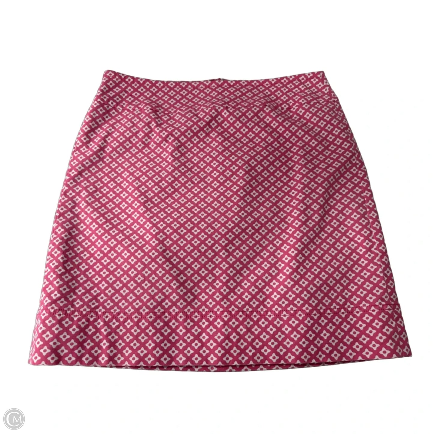 Skirt Mini & Short By Talbots In Pink & White, Size: 6