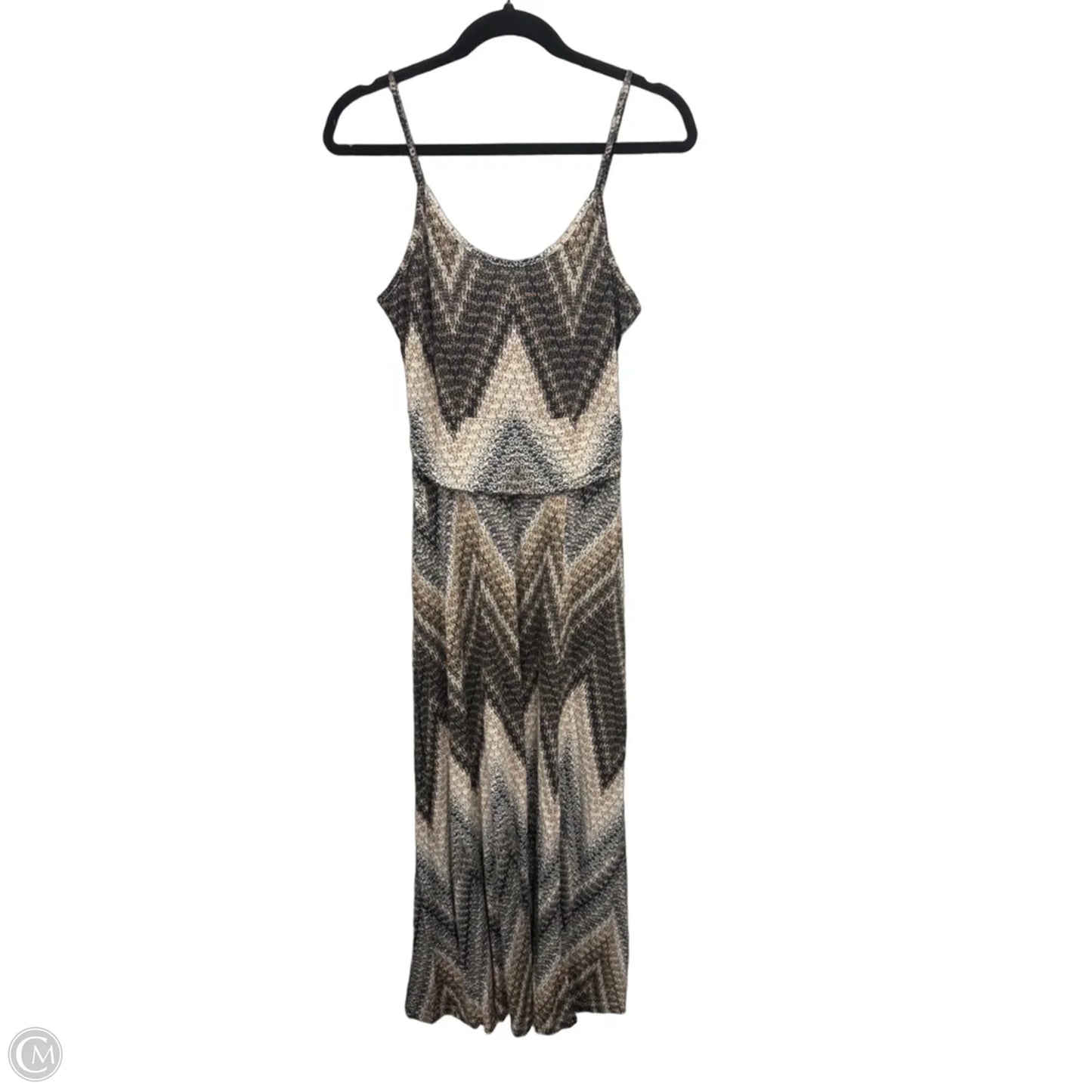 Dress Casual Midi By Lascana In Black & Brown, Size: 6