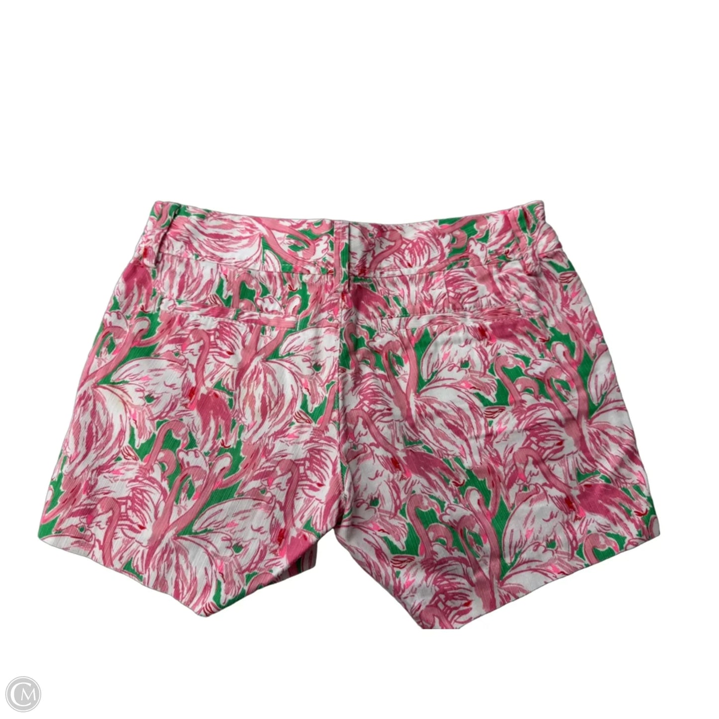 Shorts Designer By Lilly Pulitzer In Green & Pink, Size: Xxs