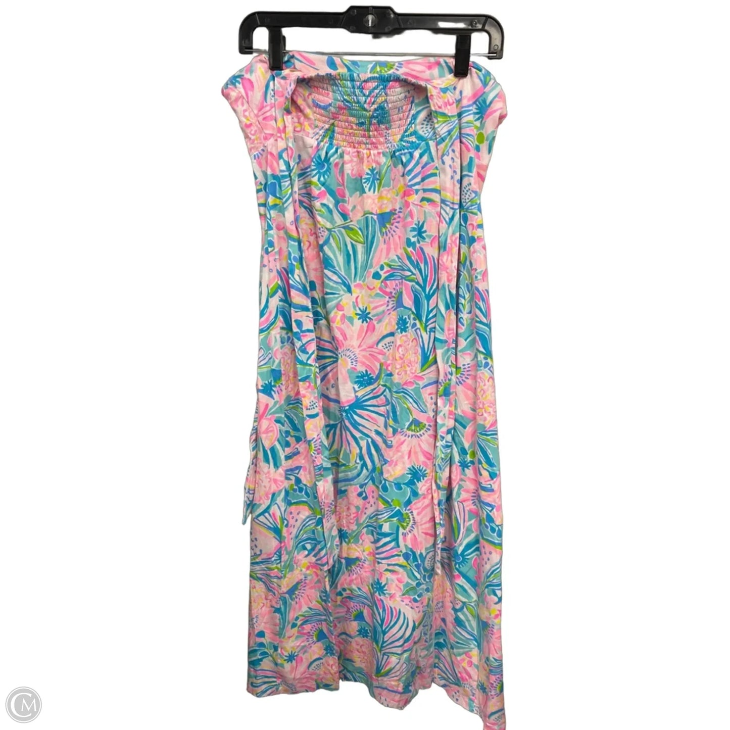 Dress Designer By Lilly Pulitzer In Blue & Pink, Size: M