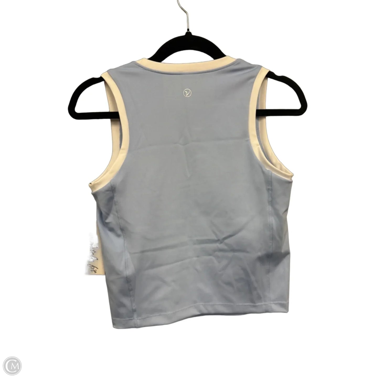 Athletic Tank Top By Absolutely In Blue & White, Size: M