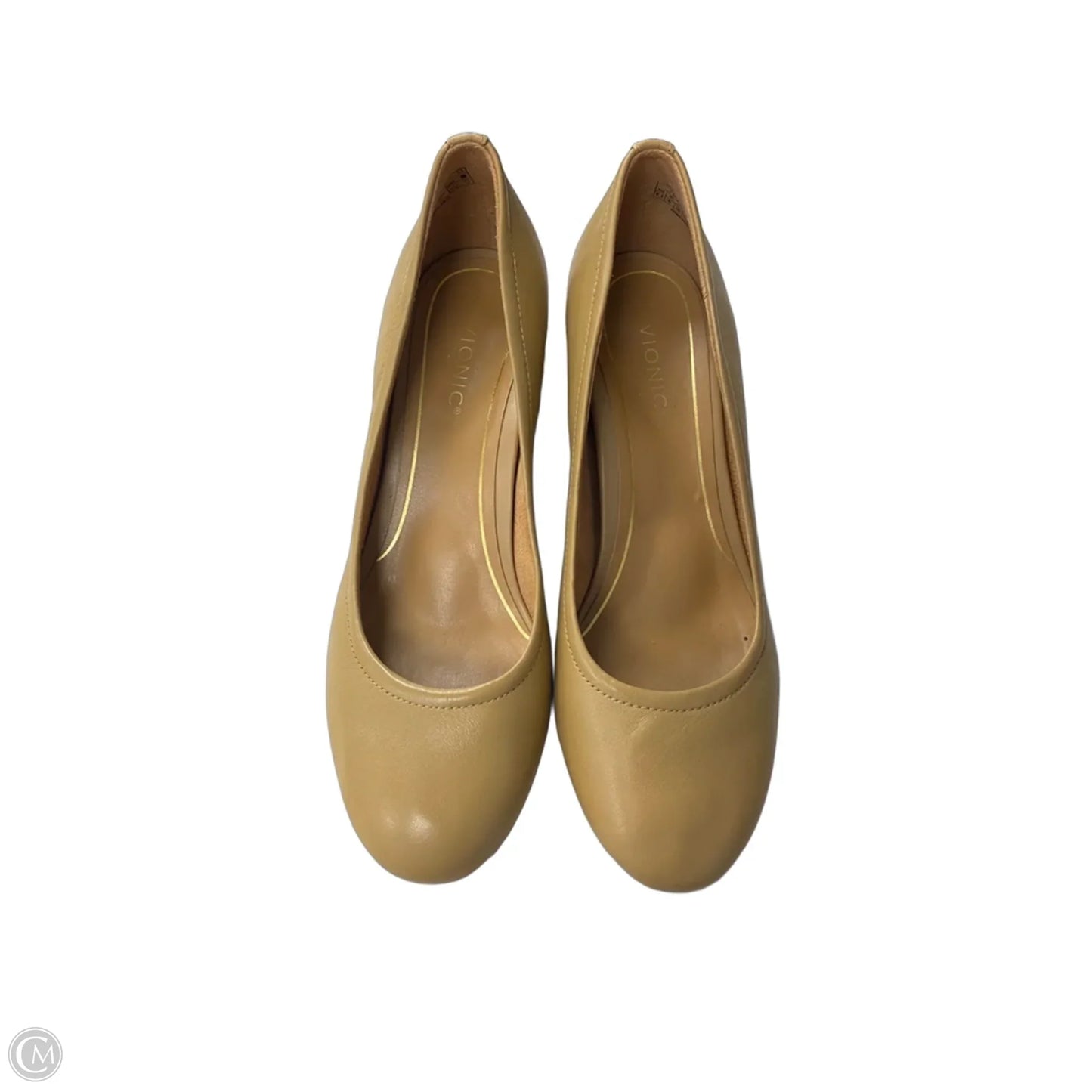 Shoes Heels Block By Vionic In Tan, Size: 8.5