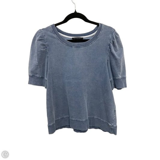 Top Short Sleeve By Jane And Delancey In Blue, Size: M