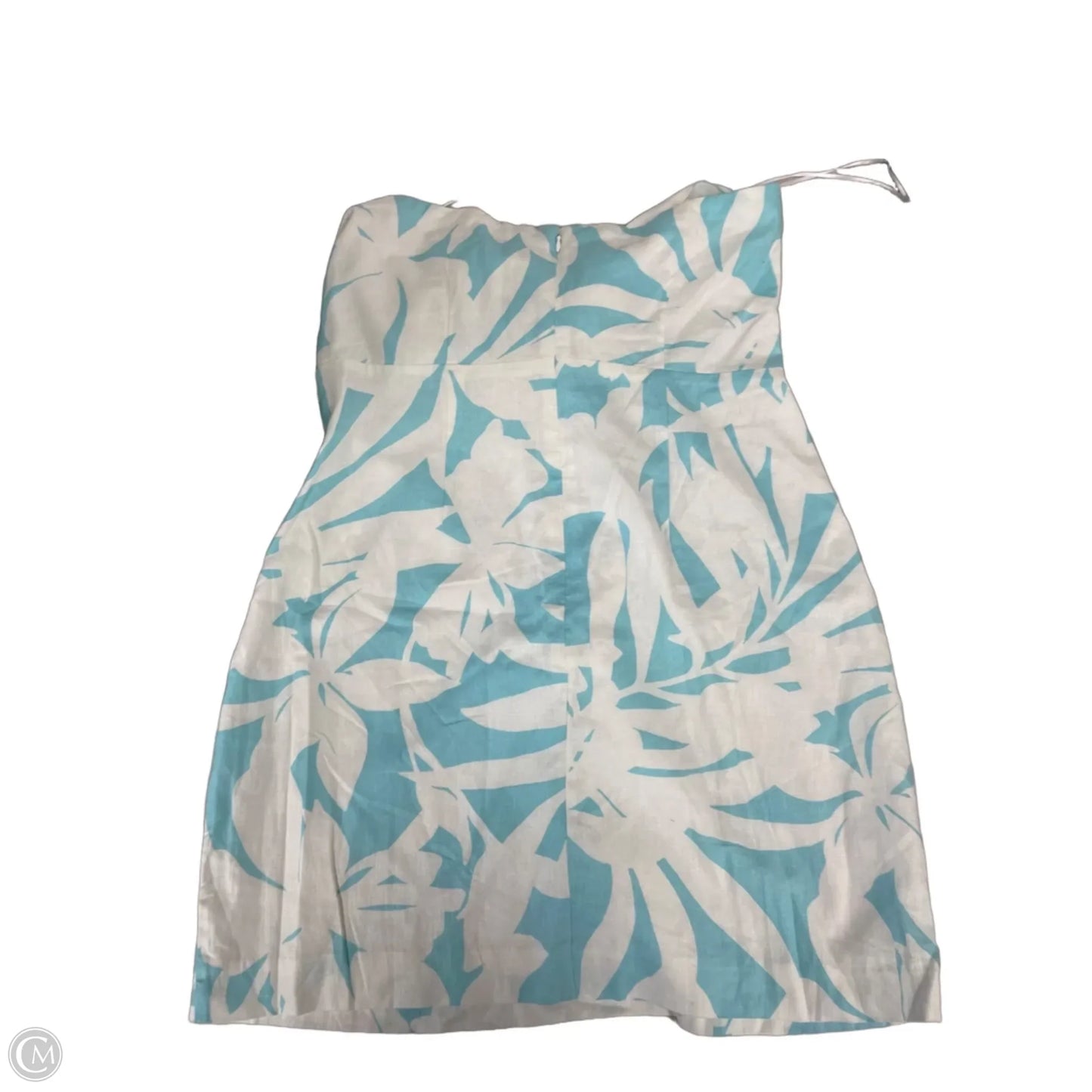 Dress Casual Short By Ann Taylor In Blue & White, Size: 12