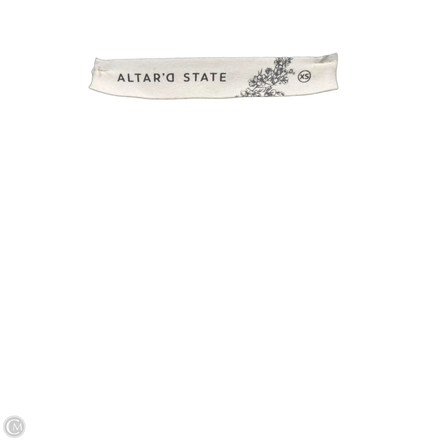 Top Long Sleeve By Altard State In Blue & Cream, Size: Xs
