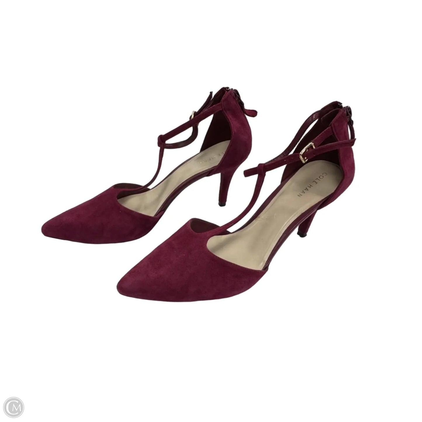 Shoes Heels Stiletto By Cole-haan In Maroon, Size: 7.5
