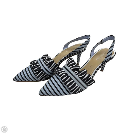Shoes Heels Stiletto By Gianni Bini In Black & Blue, Size: 7