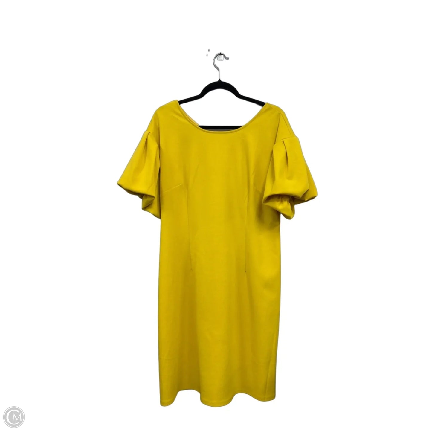 Dress Casual Short By Glamour In Gold, Size: 16
