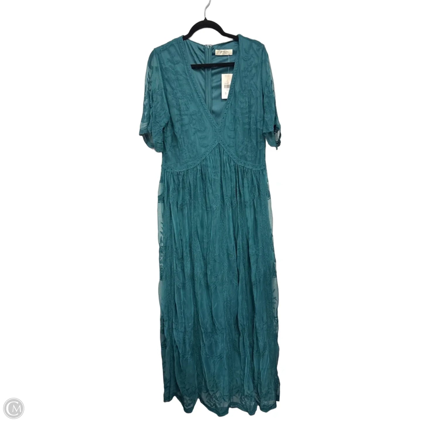 Dress Casual Maxi By A Beautiful Soul In Teal, Size: 1x