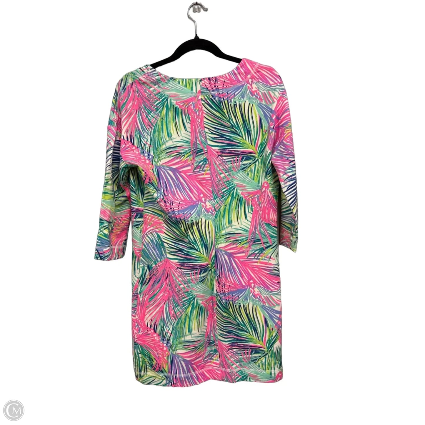 Dress Designer By Lilly Pulitzer In Green & Pink, Size: S