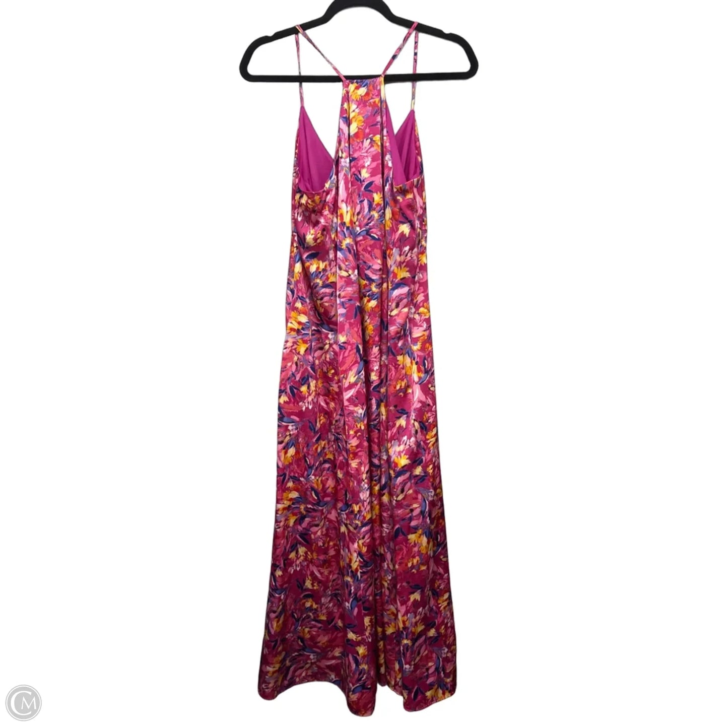 Dress Casual Maxi By Nicole Miller In Blue & Pink, Size: M