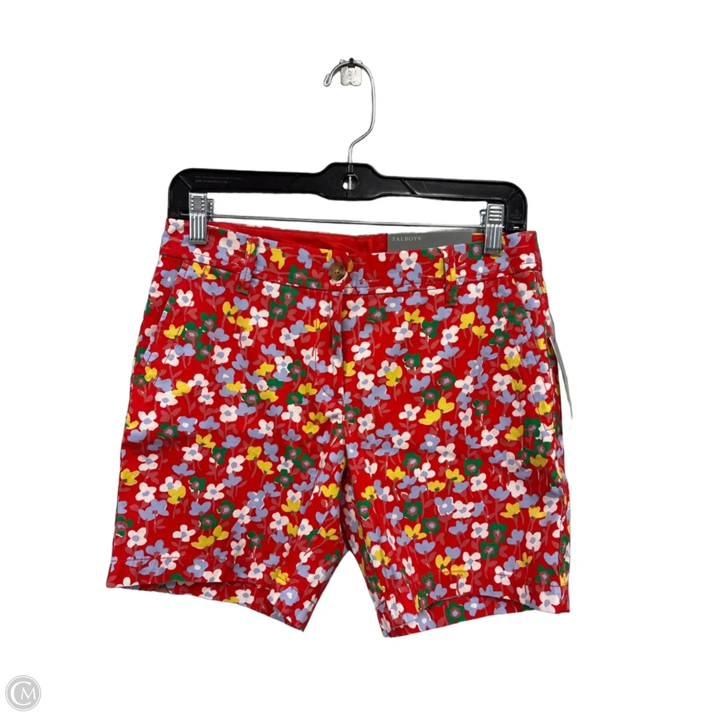 Shorts By Talbots In Red & Yellow, Size: 2p