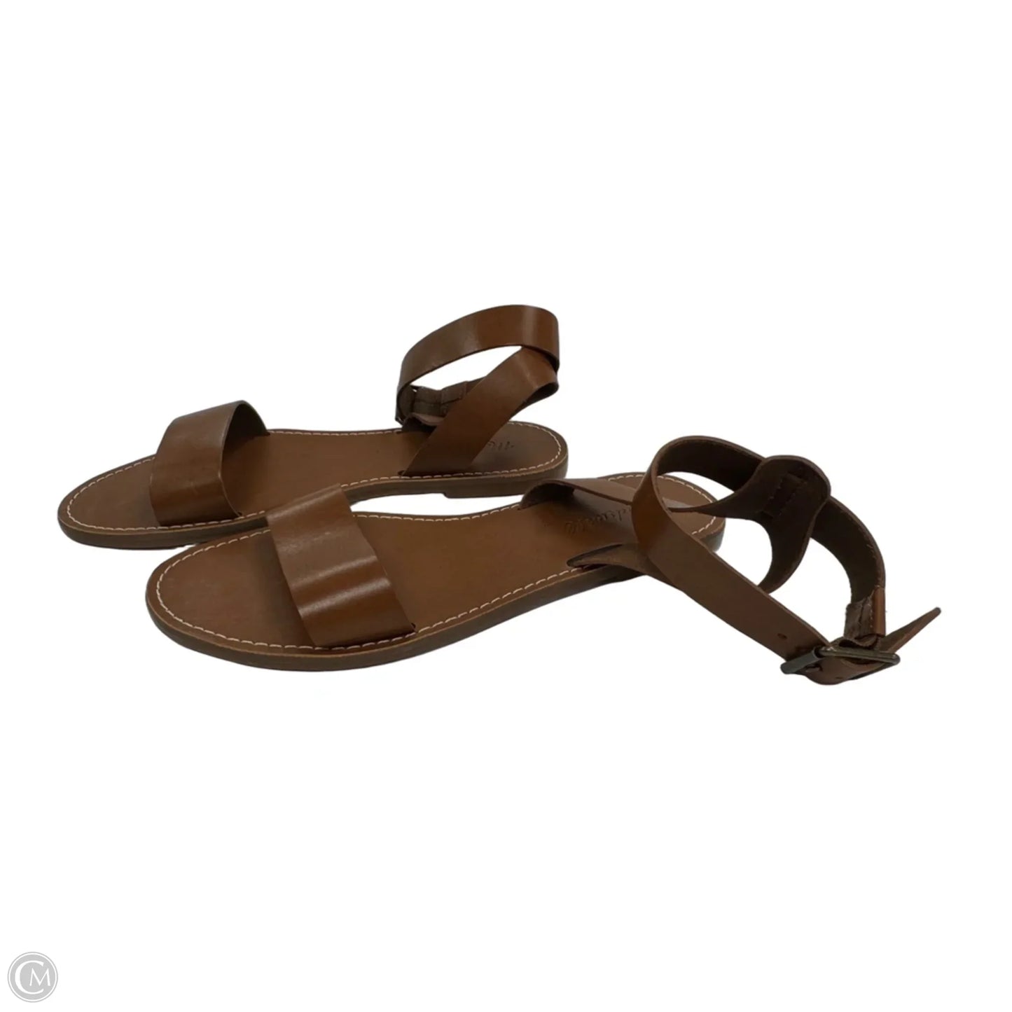 Sandals Flats By Madewell In Brown, Size: 8.5