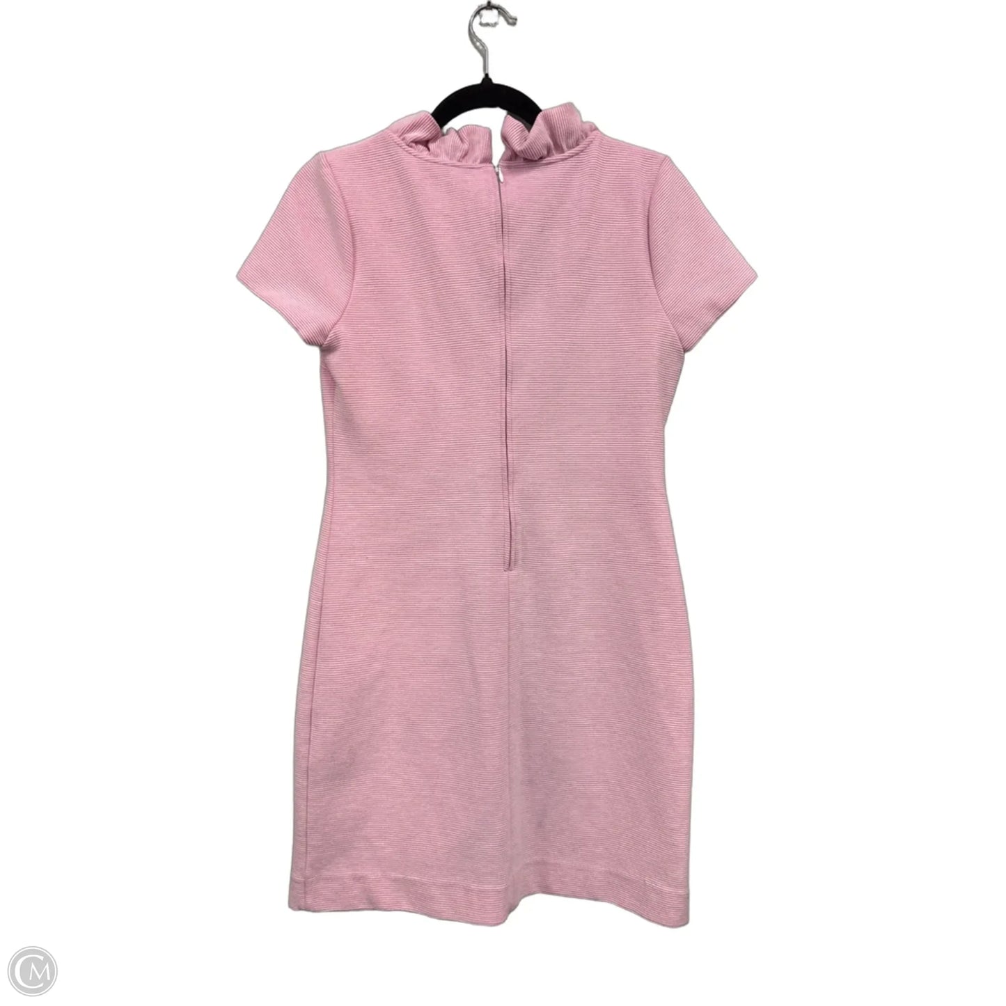 Dress Designer By Lilly Pulitzer In Pink & White, Size: M