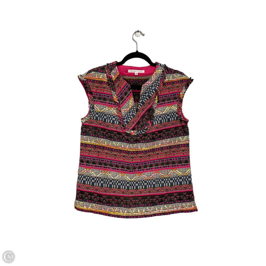 Top Sleeveless By Trina Turk In Blue & Pink, Size: M