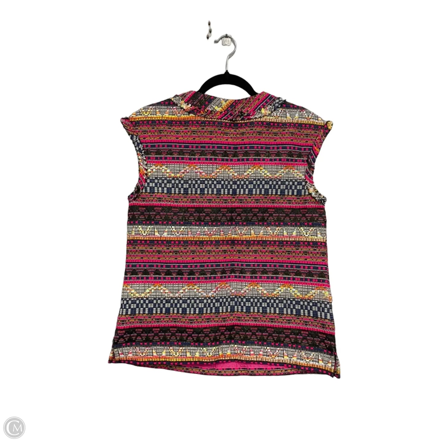 Top Sleeveless By Trina Turk In Blue & Pink, Size: M