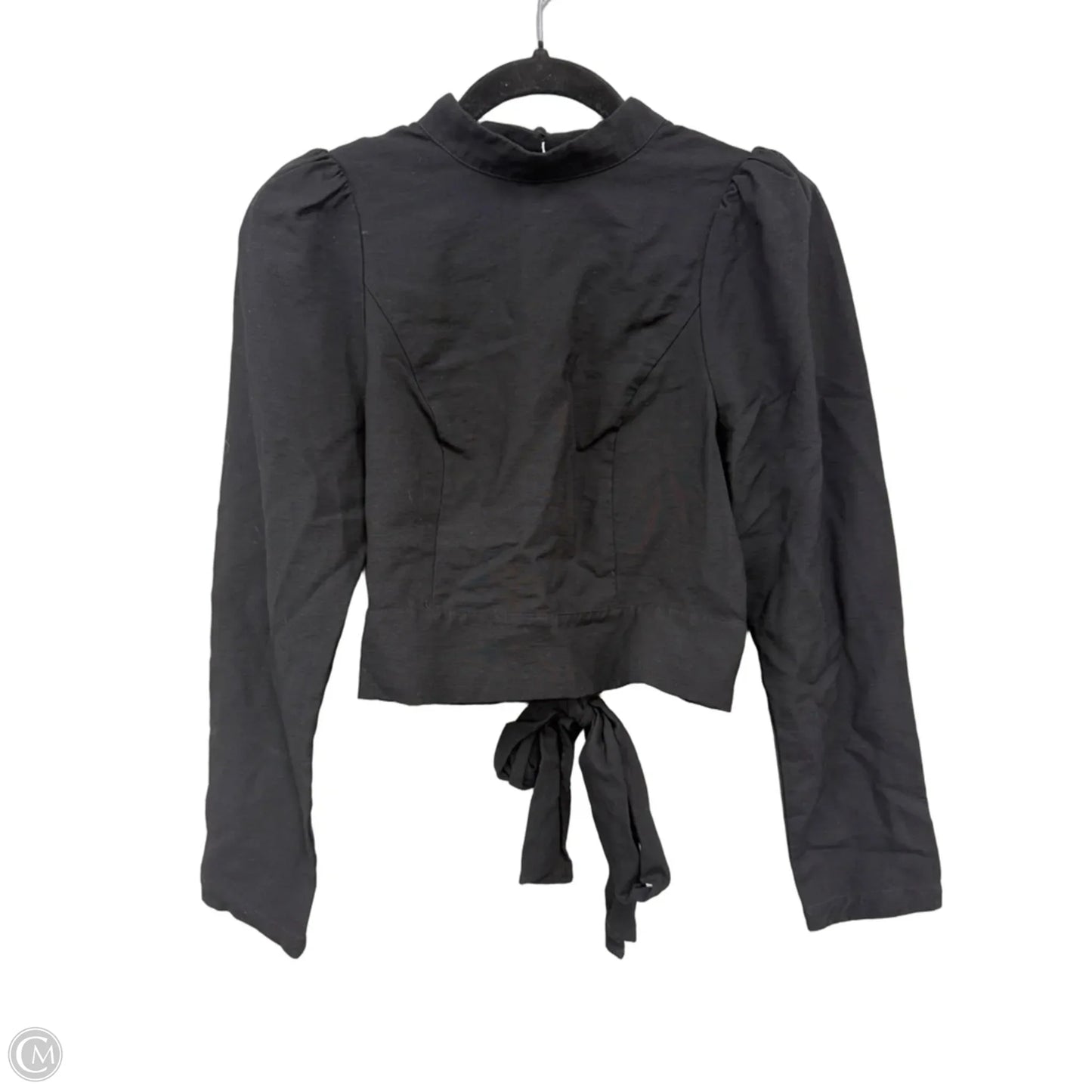 Top Long Sleeve By Maeve In Black, Size: 6