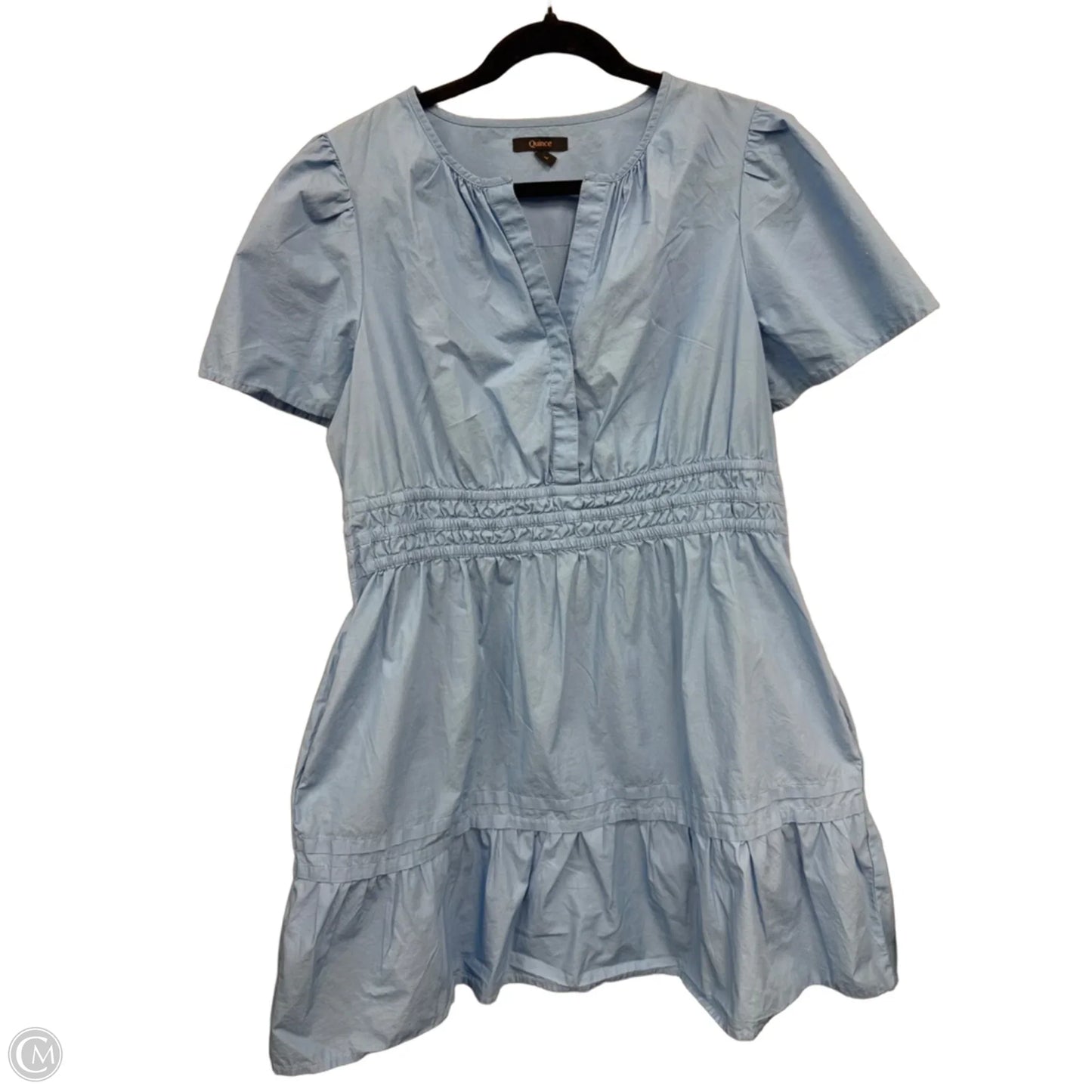 Dress Casual Short By Quince In Blue, Size: L
