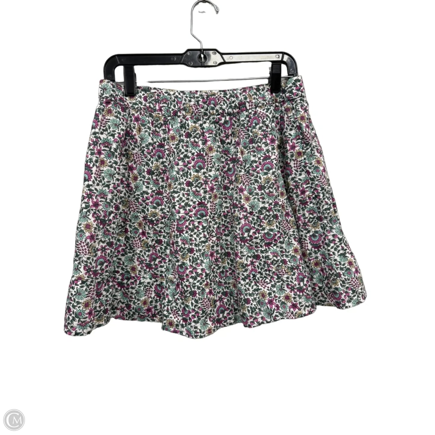 Skirt Mini & Short By J. Crew In Green & Pink, Size: S