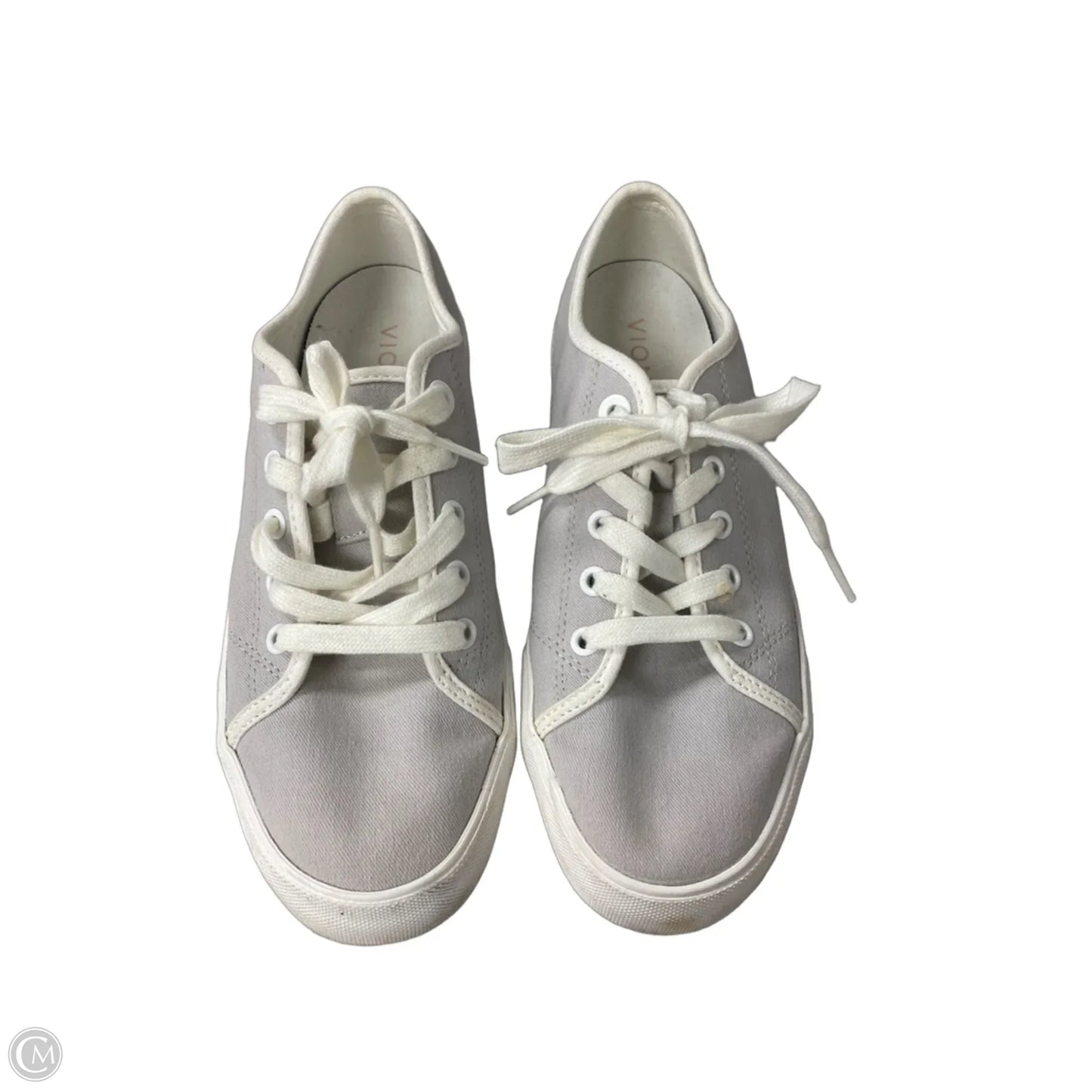 Shoes Sneakers By Vionic In Grey & White, Size: 8