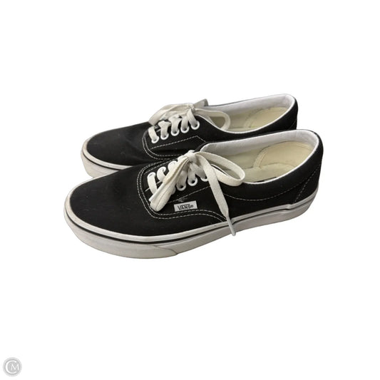 Shoes Sneakers By Vans In Black & White, Size: 8