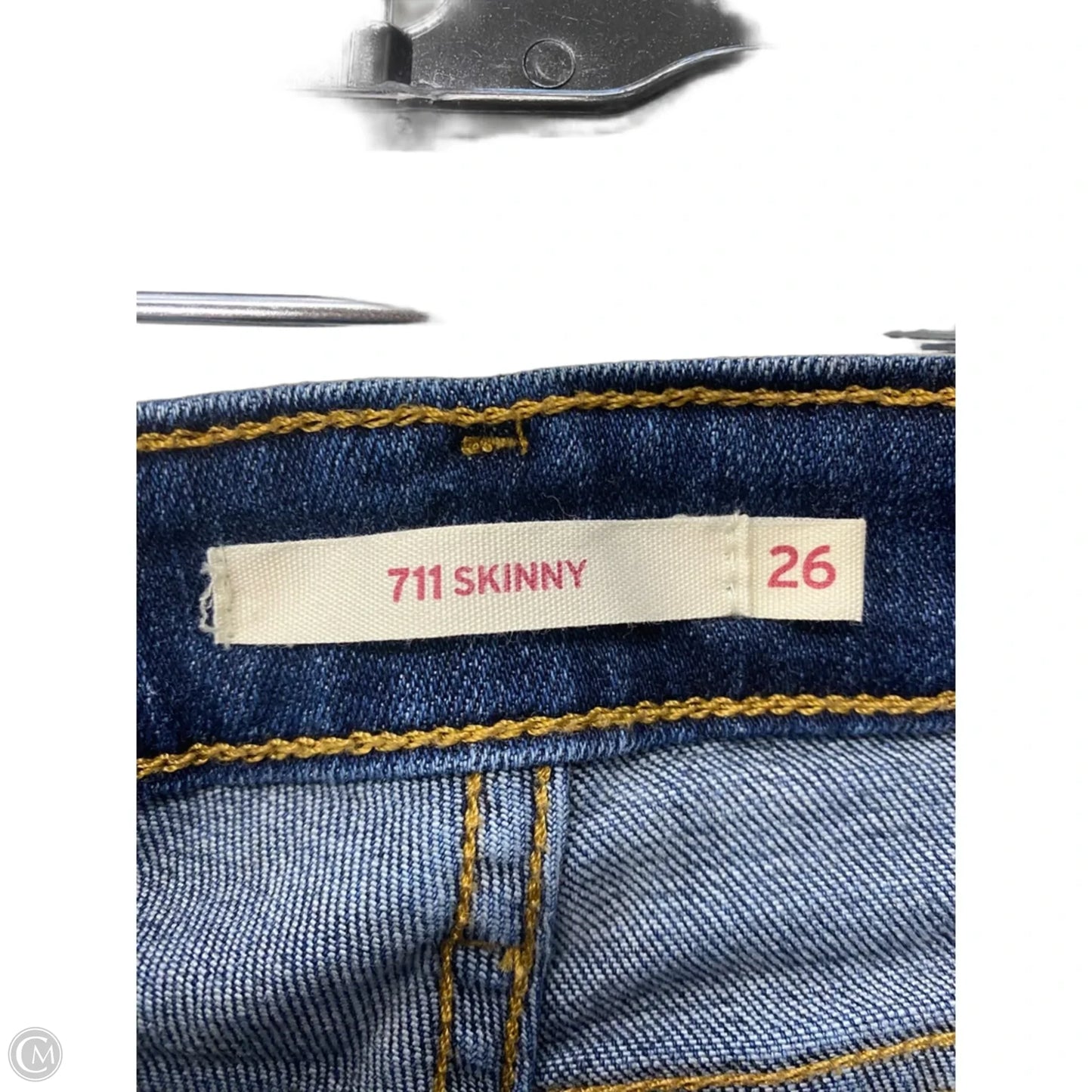 Jeans Skinny By Levis In Blue, Size: 2