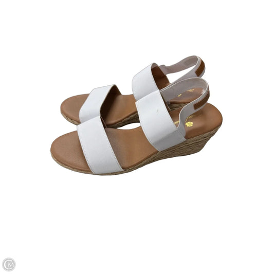 Sandals Heels Wedge By Tommy Bahama In White, Size: 10