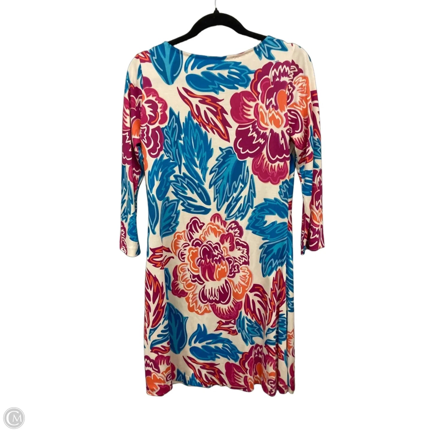 Dress Designer By Diane Von Furstenberg In Blue & Pink, Size: 8