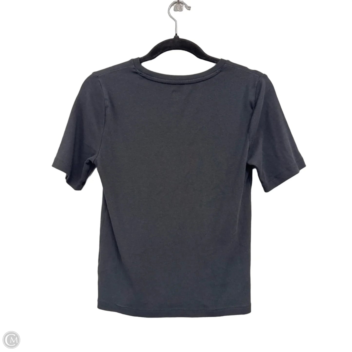 Top Short Sleeve Basic By Gap In Black, Size: M