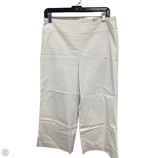 Pants Cropped By Jm Collections In White, Size: M