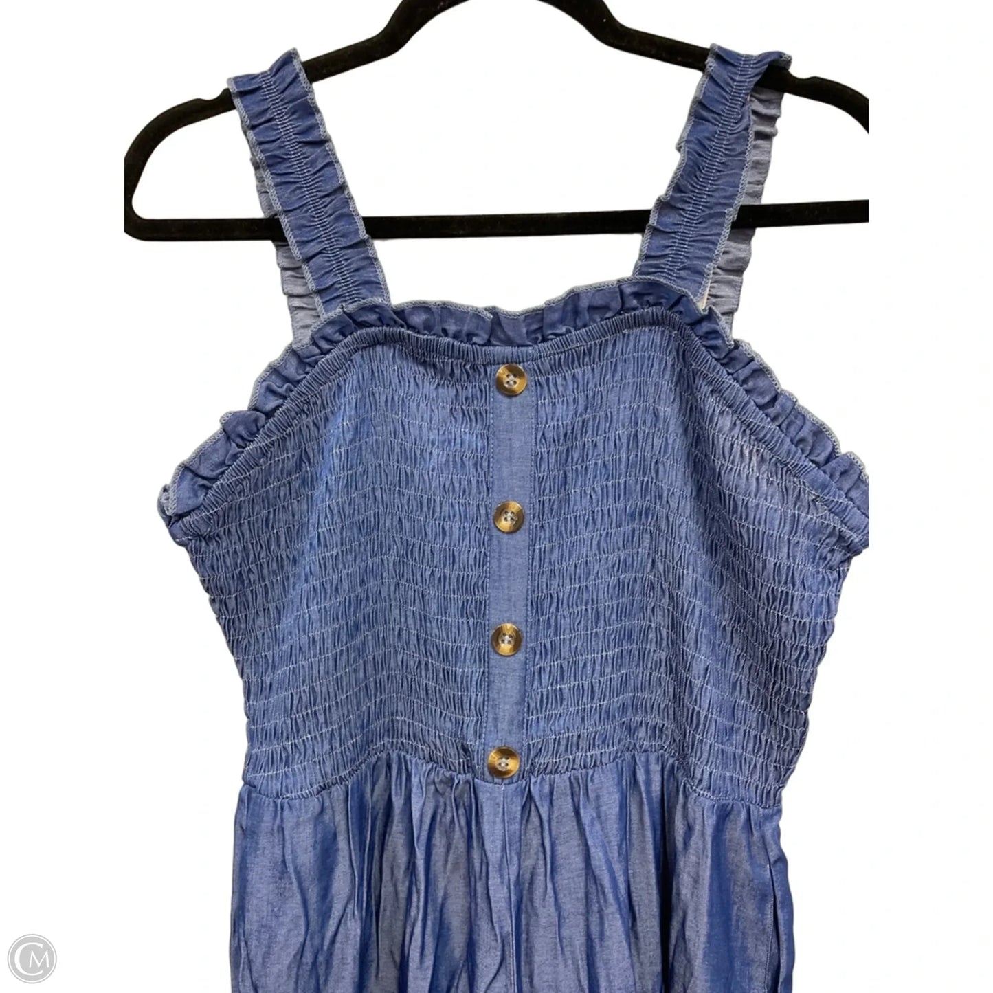 Jumpsuit By Clothes Mentor In Blue, Size: Xl