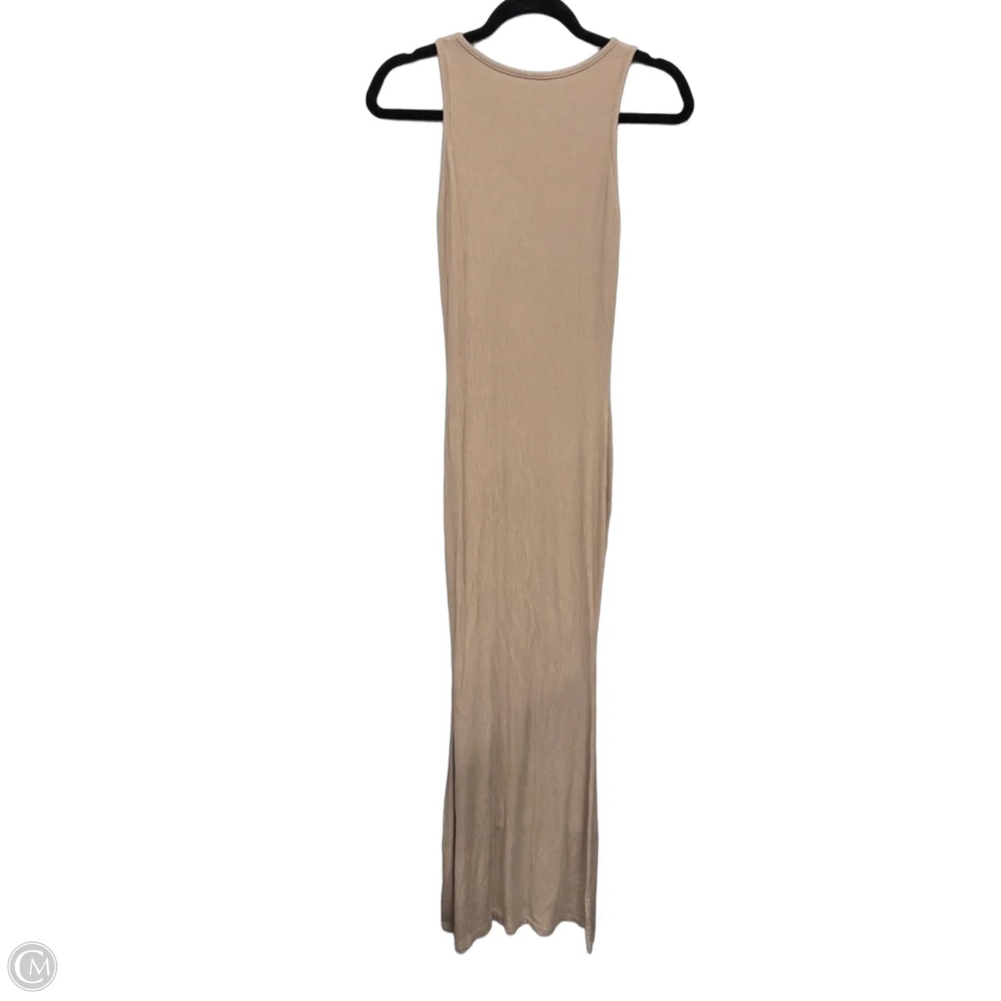 Dress Casual Maxi By Clothes Mentor In Tan, Size: L