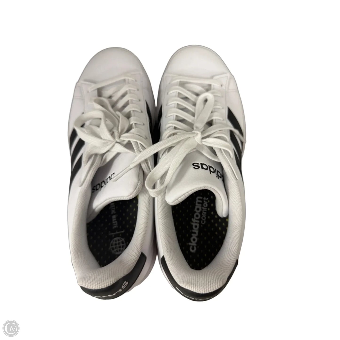 Shoes Sneakers By Adidas In Black & White, Size: 9.5