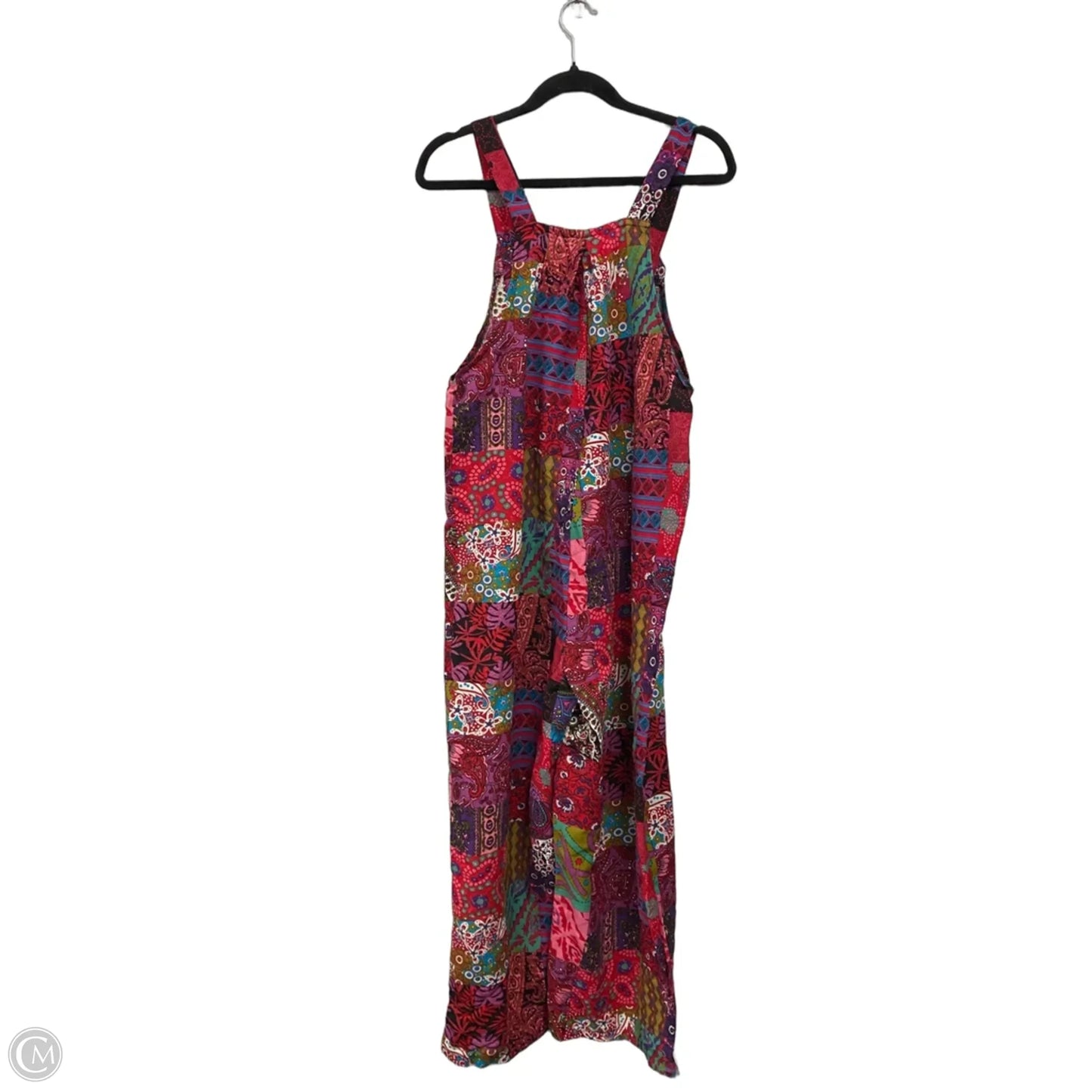 Overalls By Clothes Mentor In Purple & Red, Size: Xl