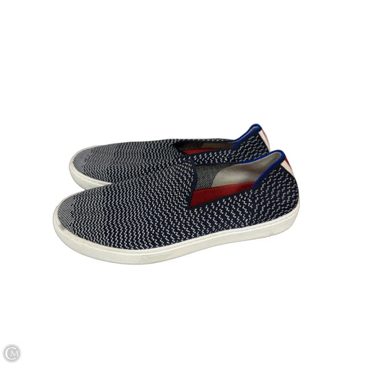 Shoes Flats By Rothys In Blue & Red & White, Size: 8