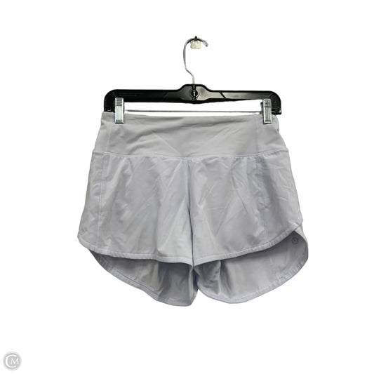 Athletic Shorts By Lululemon In Purple, Size: 4