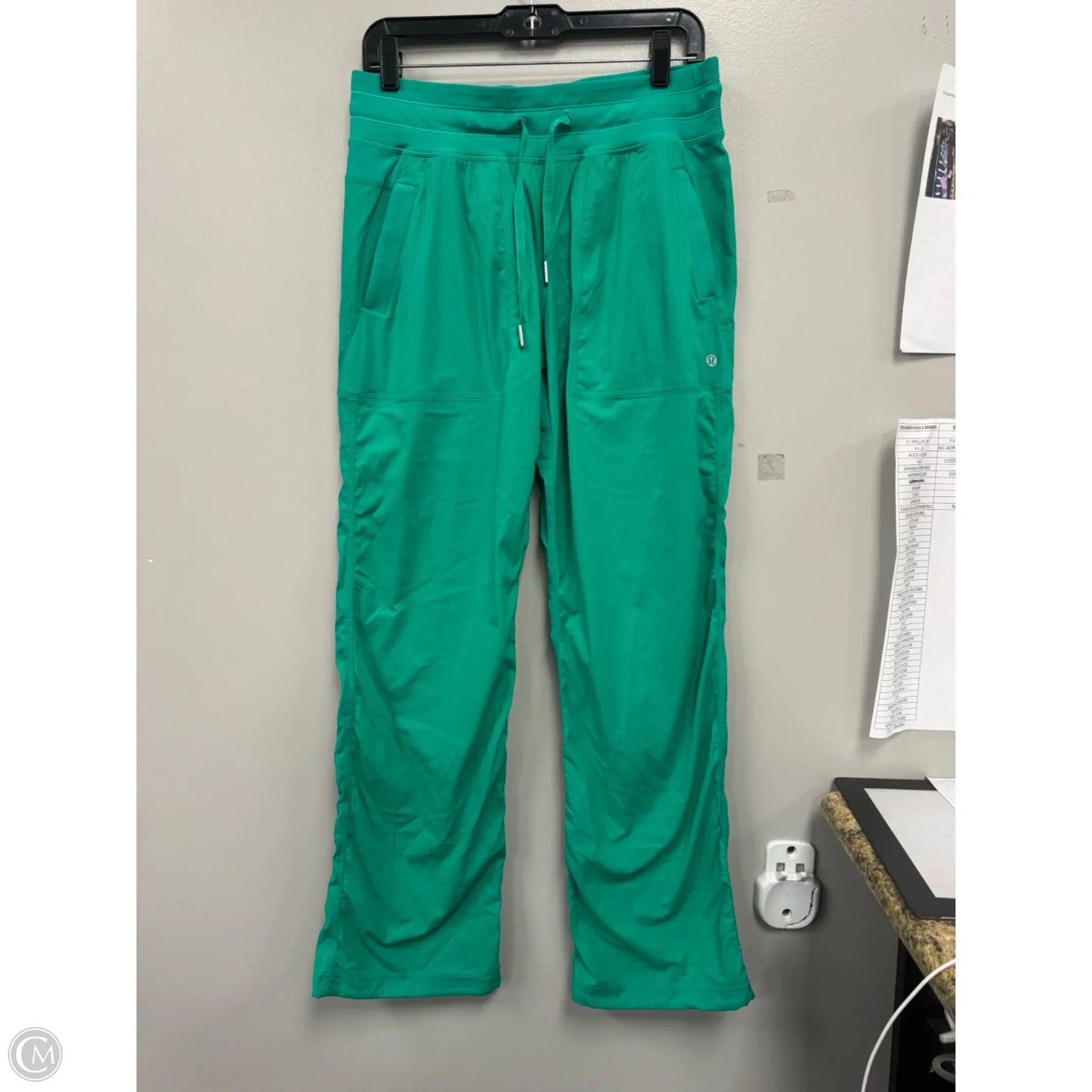 Athletic Pants By Lululemon In Green, Size: 8