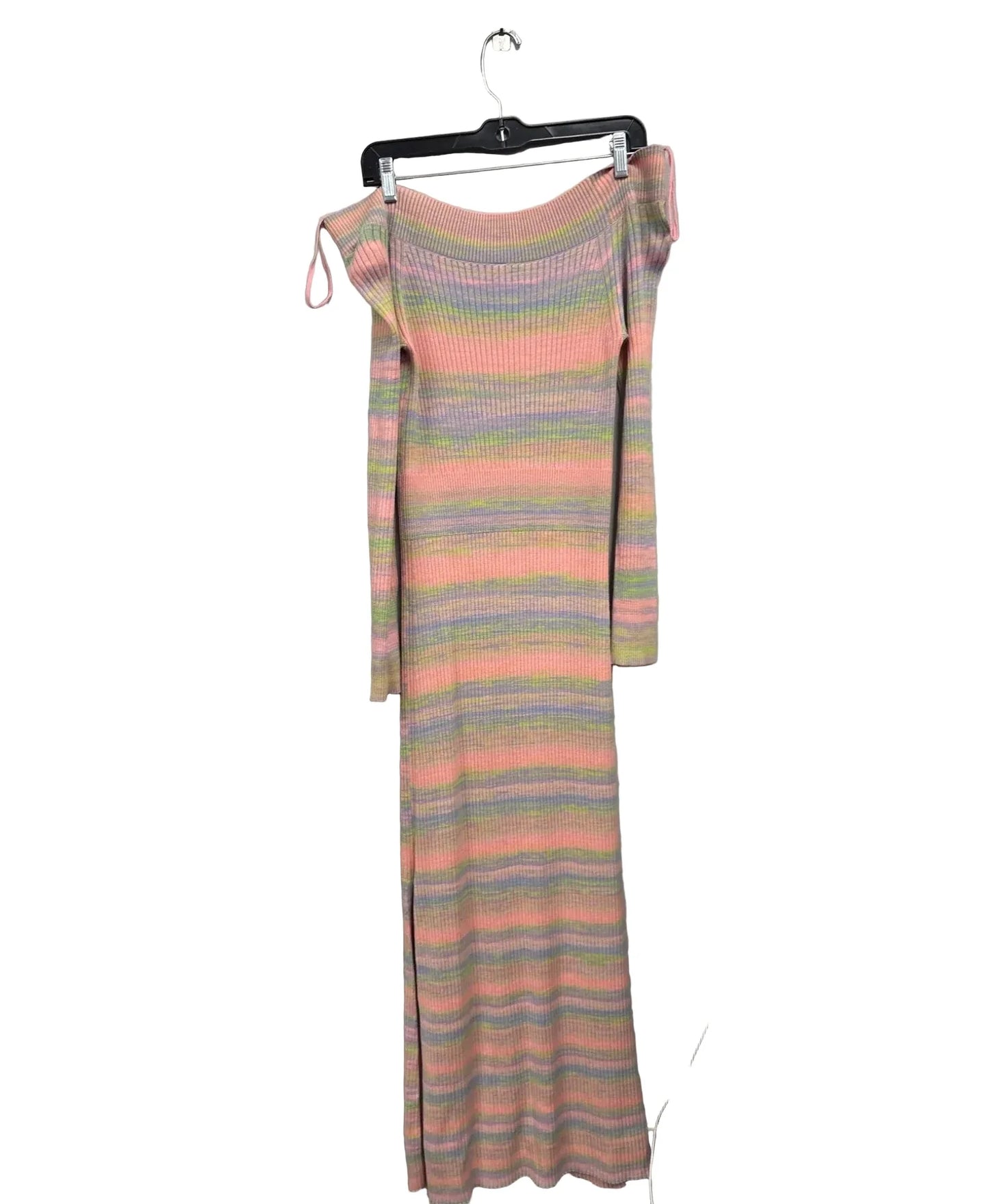 Dress Sweater By Daily Practice By Anthropologie In Orange & Purple, Size: M