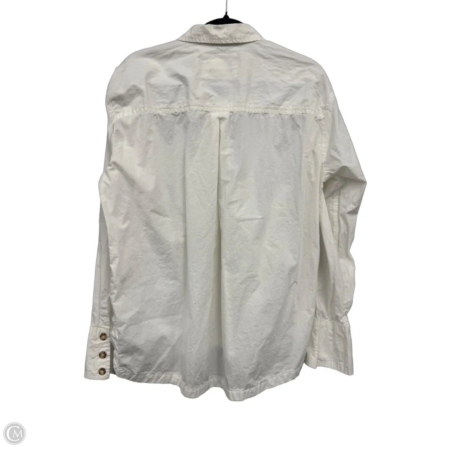Top Long Sleeve By Maeve In Cream, Size: L