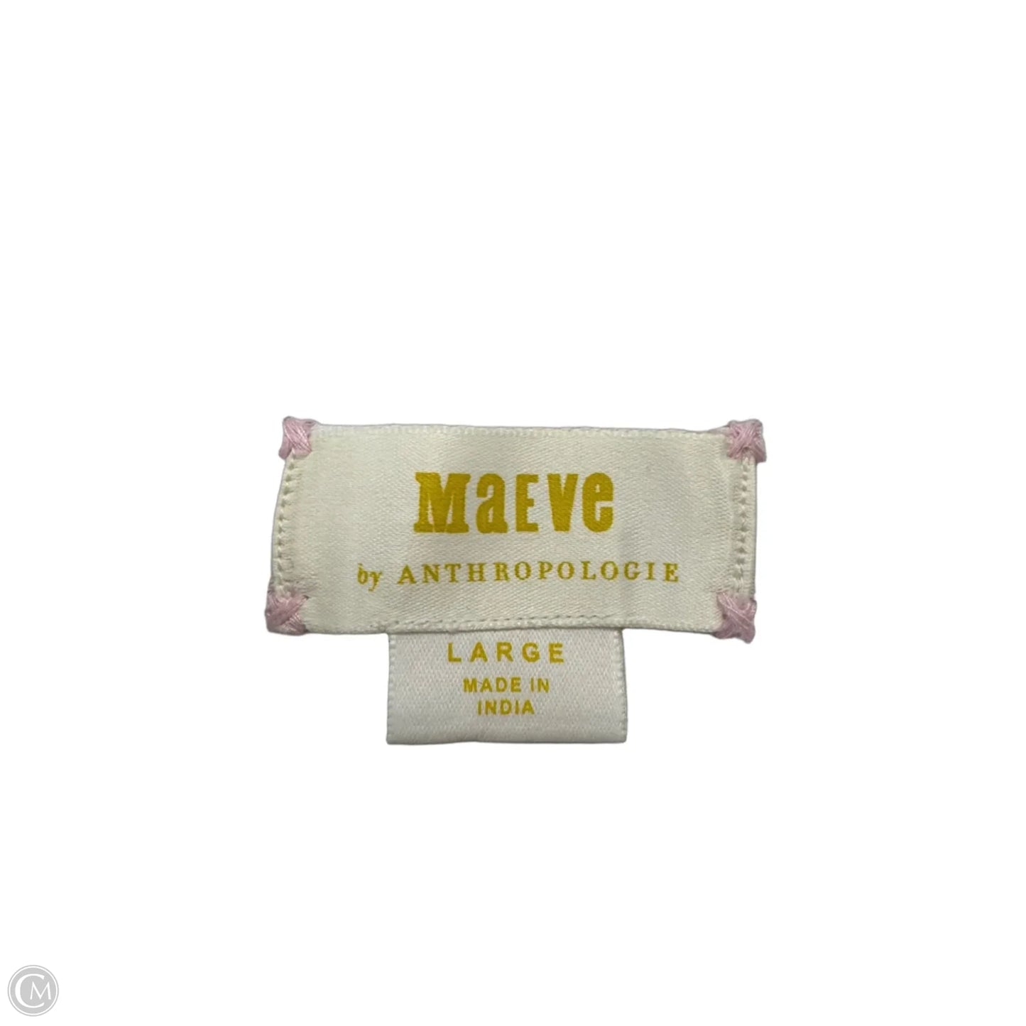 Top Long Sleeve By Maeve In Cream, Size: L