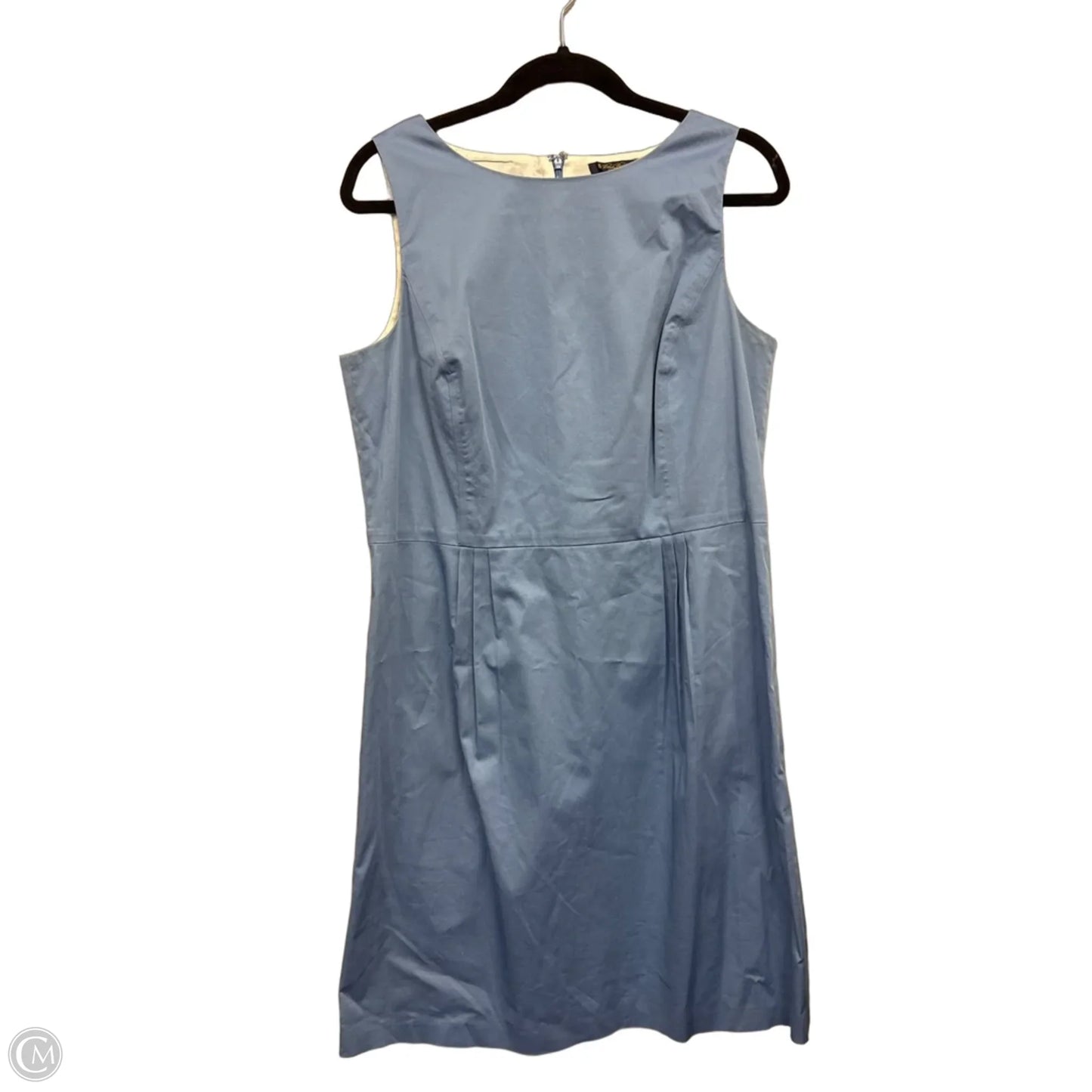 Dress Casual Midi By Brooks Brothers In Blue, Size: 14